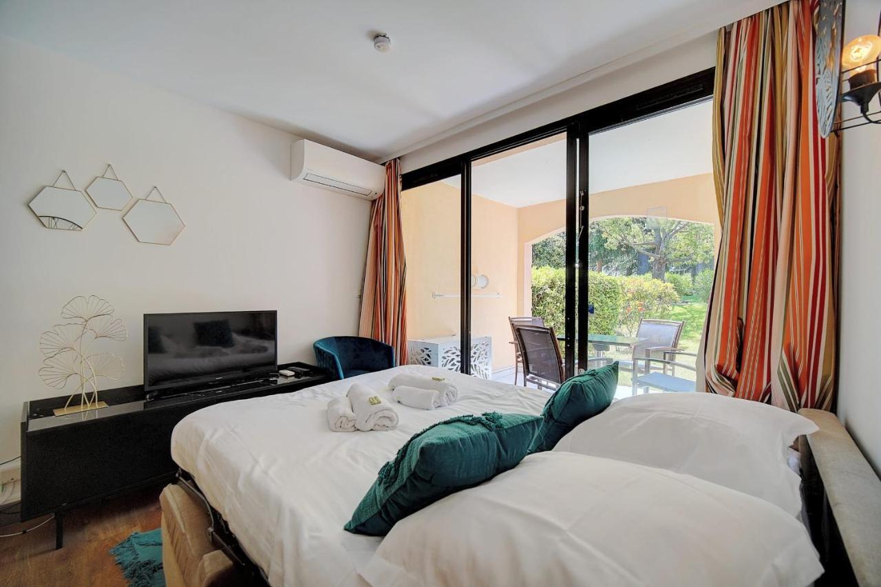 Immogroom - 2 Rooms - Renovated - Pool - Ac - Parking - Garden Cannes Esterno foto